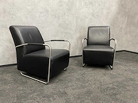2x kunstlederen lounge fauteuil - afbeelding 7 van  7