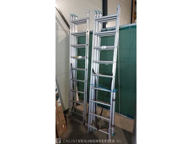 2x ladder 9x3 treeds - afbeelding 1 van  6