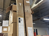 2x ladekast zwart met kunststof webbing lade-fronten - afbeelding 7 van  7