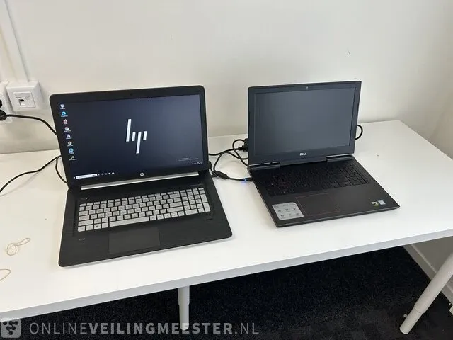 2x laptop hp/dell, hp & dell gaming laptop - afbeelding 1 van  9