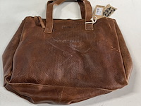 2x laptop tas dstrct, 366930-30, cognac, dames - afbeelding 1 van  5