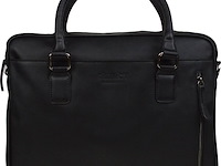 2x laptop tas, dstrct, premium collection, zwart