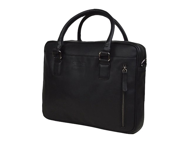 2x laptop tas, dstrct, premium collection, zwart - afbeelding 2 van  6