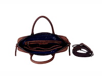 2x laptop tas, dstrct, wall street, bruin - afbeelding 2 van  5