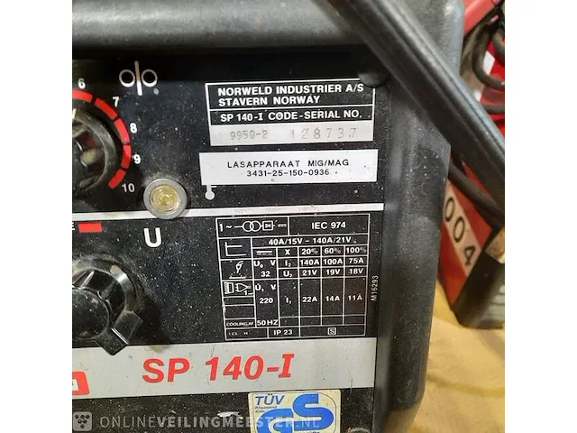 2x lasapparaat lincoln electric, sp140 / sp170 - afbeelding 7 van  10