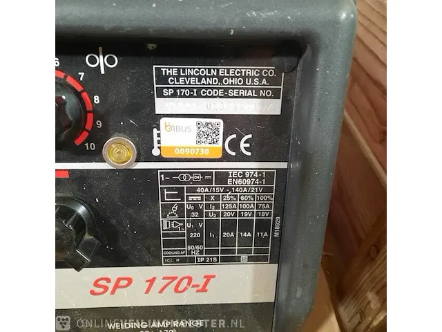 2x lasapparaat lincoln electric, sp140 / sp170 - afbeelding 9 van  10