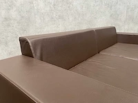 2x layla by boss design - design sofa - bruin leder - afbeelding 8 van  19