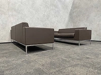 2x layla by boss design - design sofa - bruin leder - afbeelding 8 van  19