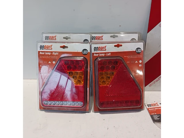 2x led achterlichten set, gopart, 12-24v - afbeelding 7 van  14