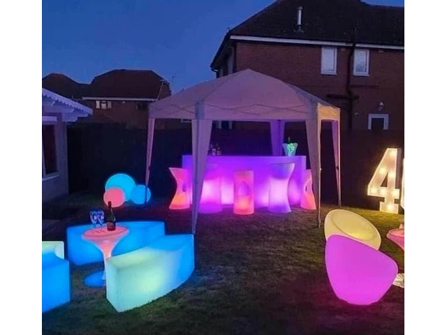 2x led rgb buiten barkruk, 2025 - afbeelding 2 van  4