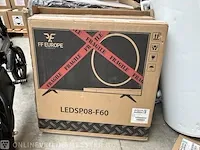 2x led ronde spiegel touchscreen dimbaar 60 cm aquamarin, ledsp08-f60 - afbeelding 1 van  4