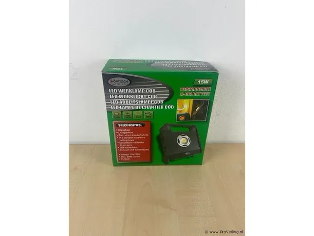2x led werklamp cob 15 watt - afbeelding 1 van  2