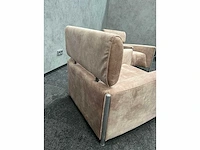 2x leolux oblomov - design fauteuil - nieuwe beige stoffering - afbeelding 2 van  14