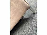 2x leolux oblomov - design fauteuil - nieuwe beige stoffering - afbeelding 3 van  14
