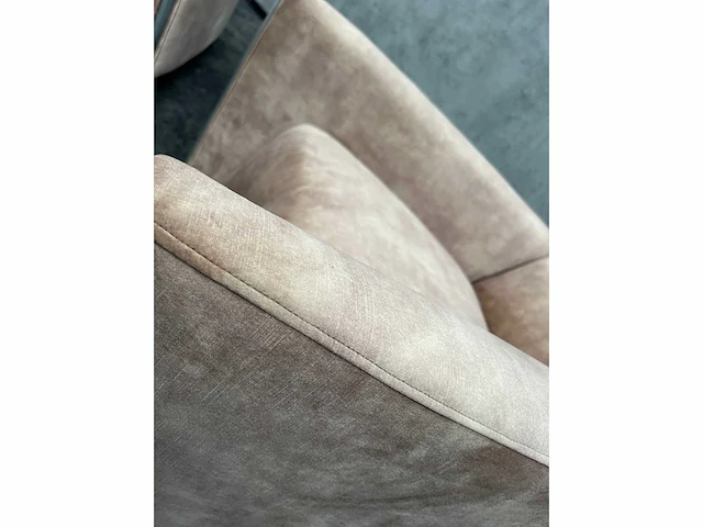 2x leolux oblomov - design fauteuil - nieuwe beige stoffering - afbeelding 5 van  14