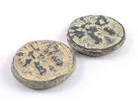 2x listig vervalste byzantijnse munten - afbeelding 3 van  4