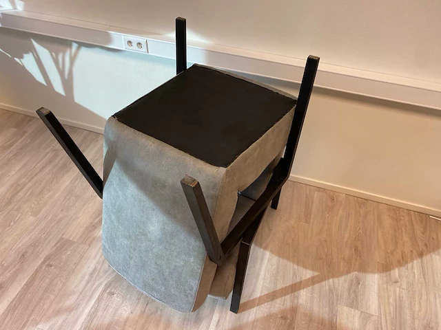 2x lounge fauteuil grijs, zwart - afbeelding 8 van  8