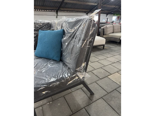 2x loungestoel lux outdoor living, antraciet - afbeelding 4 van  7