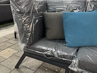 2x loungestoel lux outdoor living, antraciet - afbeelding 5 van  7