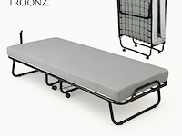 2x luxe opklapbed, vouwbed met matras 80x190 troonz, venetia royal - afbeelding 1 van  8