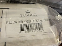 2x luxe opklapbed, vouwbed met matras 80x190 troonz, venetia royal - afbeelding 7 van  8