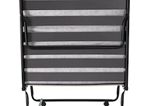 2x luxe opklapbed, vouwbed met matras 90x190, lea - afbeelding 1 van  4