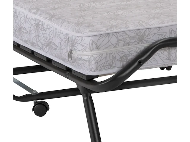 2x luxe opklapbed, vouwbed met matras 90x190, lea - afbeelding 2 van  4
