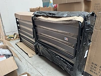 2x luxe opklapbed, vouwbed met matras 90x190, lea - afbeelding 3 van  4