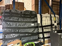 2x luxe opklapbed/vouwbed met matras - afbeelding 1 van  4