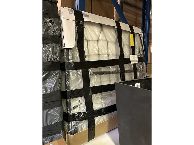 2x luxe opklapbed/vouwbed met matras - afbeelding 3 van  4