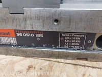 2x machine werkstukklem garant, nc125 - afbeelding 8 van  9
