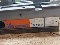 2x machine werkstukklem garant, nc125 - afbeelding 9 van  9
