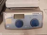 2x magneetroerder met verwamingsplaat vwr advanced, vms-c7 - afbeelding 5 van  8