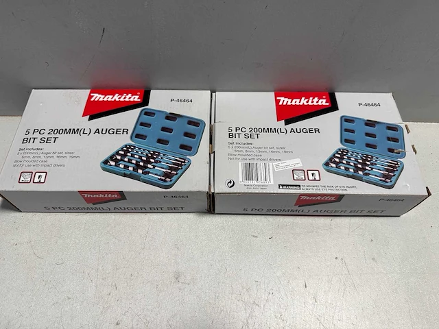 (2x) makita 5 delig spiraalboren p- 46464 - afbeelding 1 van  1