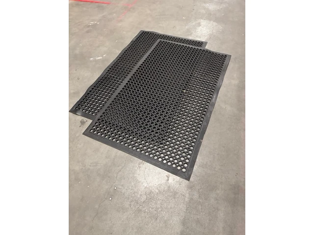 2x mat voor horecakeuken zwart - afbeelding 2 van  3