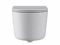 2x mawialux compact inbouw wandclosetten met closetzittingen glans wit - afbeelding 4 van  8