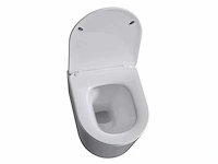 2x mawialux compact inbouw wandclosetten met closetzittingen glans wit - afbeelding 5 van  8