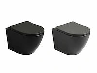 2x mawialux inbouw wandcloset met closetzitting (diverse kleuren mogelijk) - afbeelding 1 van  15