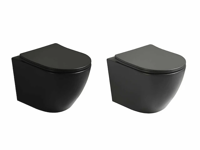 2x mawialux inbouw wandcloset met closetzitting (diverse kleuren mogelijk) - afbeelding 1 van  14