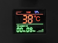 2x mawialux inbouw wastafelkraan - digitaal display - mat zwart - afbeelding 4 van  6