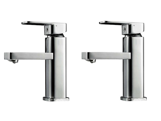 2x mawialux wastafelkraan - chroom - afbeelding 1 van  28