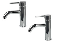 2x mawialux wastafelkraan - laag model - diverse kleuren - afbeelding 12 van  25