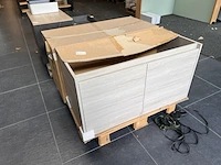2x meubelonderkasten, licht eiken - afbeelding 1 van  3