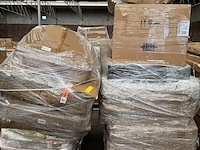 2x mix pallet retouren w.o. make-up tafels, wasmanden en stellingkasten - afbeelding 1 van  8