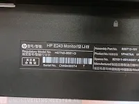 2x monitor hp e243, met dockingstation usb-c multi-stream technology - afbeelding 5 van  7