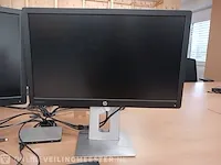 2x monitor hp elitedisplay e232, met dokcingstation usb-c multi-stream technology - afbeelding 2 van  7