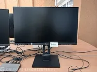 2x monitor iiyama pro lite 24", met dockingstation usb-c multi-stream technology - afbeelding 4 van  7