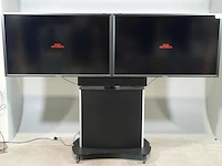 2x monitor op 1x standaard philips, bdl5231v - afbeelding 1 van  18