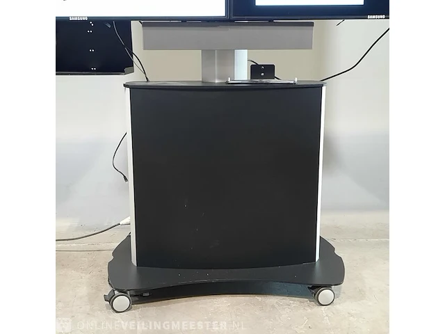 2x monitor op 1x standaard samsung, lh46msplbb - afbeelding 9 van  18