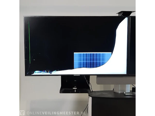 2x monitor op 1x standaard samsung, lh46msplbb - afbeelding 11 van  18